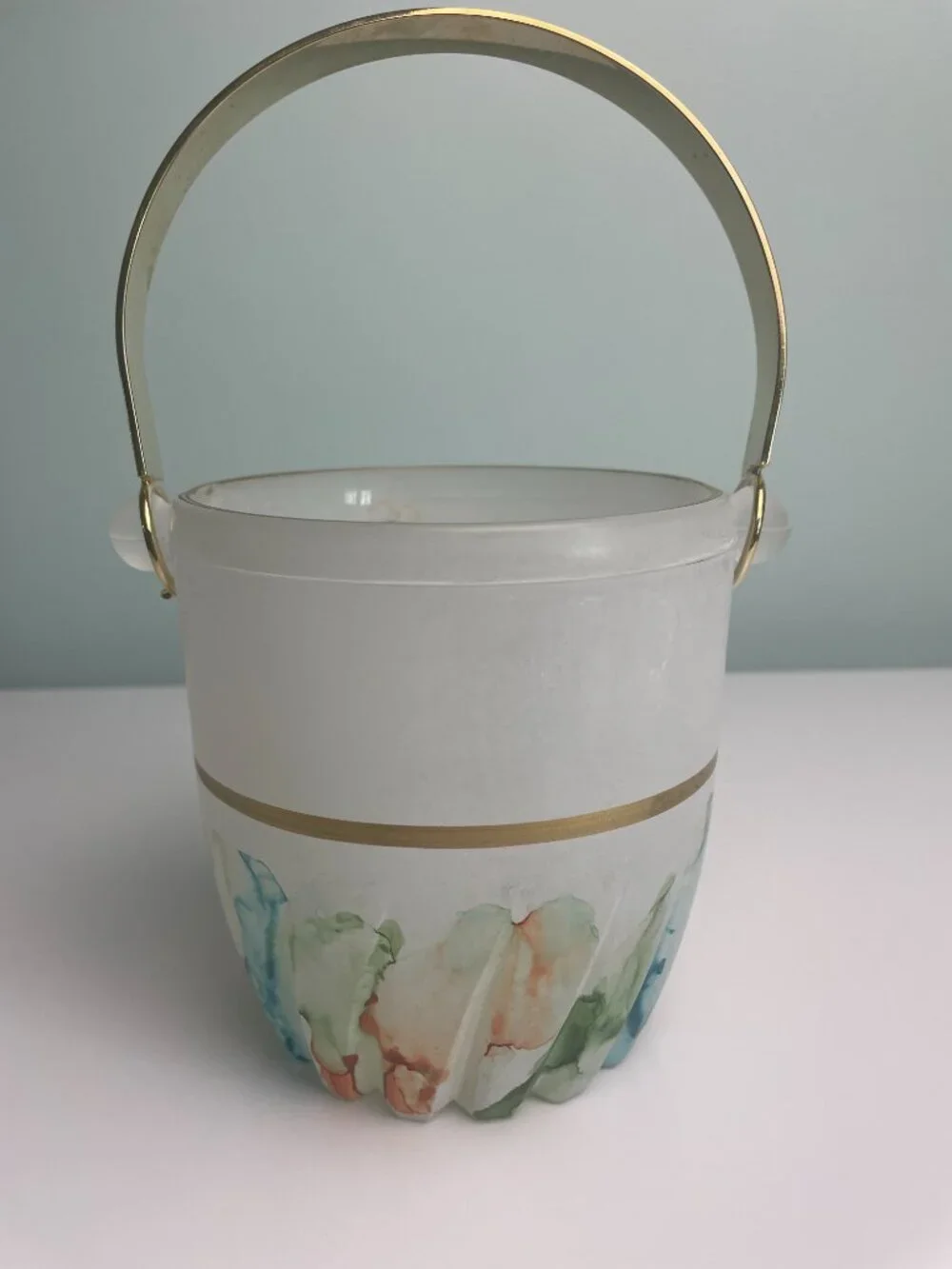 Creazioni SIlvestri Arte Muranao Ice Bucket Vintage